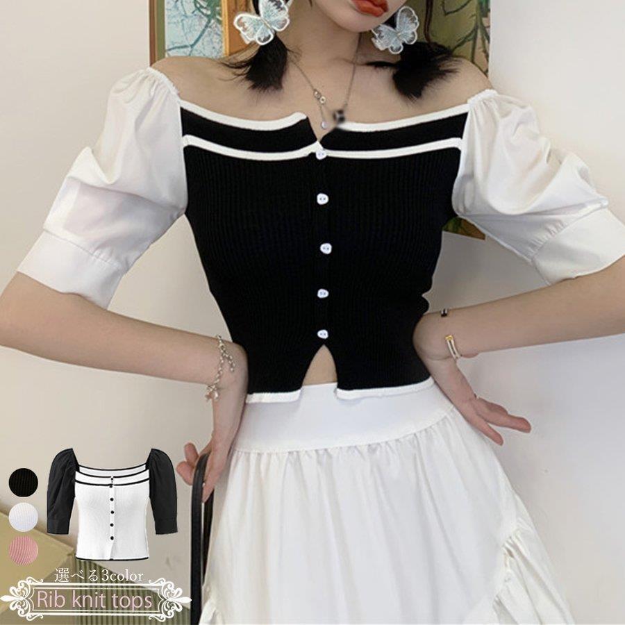 THOM WILLS リブトップス ブラウス レディース 夏 バレンタイン プレゼント