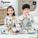 THOM WILLS 新生活 キッズ 下着 子供パジャマ 女の子男の子 肌着春秋 春秋 綿 インナーシャツ 長袖ルームウェア部屋着セットアップ 寝巻きインナー ...