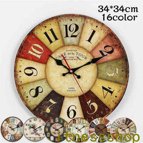 壁掛け時計 掛け時計 おしゃれ ウォールクロック クロック 壁掛け時計 インテリア 時計 壁掛け モダン 北欧 新築祝い 電池 静音 かけ時計 壁掛時計 アンテ...