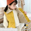 THOM WILLS 新生活 中綿ベスト 子ども服 子供服 キッズ 男の子 女の子 ベスト ボア付き 裏起毛 厚手 防寒 暖かい あったか カジュアル おしゃれ 秋物 冬物 新作