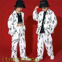 THOM WILLS 新生活 子供服 セットアップ ダンスウェア ステージ衣装 3点セット キッズ 長袖 tシャツ ロングパンツ ダンス衣装 ヒップホップ 男の...