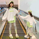 THOM WILLS 新生活 ジャージ 子供服 セットアップ 長袖 女の子 2点セット キッズ服 トップス+レギンス キッズファション 春夏着 上下セット パン...