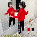 THOM WILLS 新生活 ジャージ 子供服 長袖 セットアップ パンツセット パーカー 2点セット キッズ 女子 上下セット 春秋 ロングパンツ 登山着 レ...