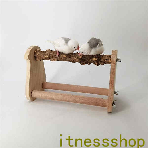 スタンド 鳥用パーチ 天然木 テーブル置き 鳥用品 オウム インコ ペット 鳥 ケージスタンド 噛む 爪とぎ おもちゃ 自然木 鳥ケージ止まり木 木製ステージ ...