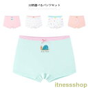 新品 ガールズ 女の子 パンツ ジュニア 2枚セット 子供 ショーツ 下着 女の子用 女子 110 120 130 140 150 160 ボクサー インナー ...