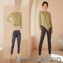 新生活 母の日 ギフト スポーツウェア レディース 上下セット 半袖 トレーニングウェア フィットネス ジム ウェア おしゃれ ランニングウェア グリーン ホワ...