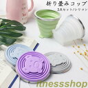 新品 キッチン収納 2点セット 折り畳み シリコンコップ 折りたたみカップ ステンレス アウトドア 釣り 旅行用品 コップ 大容量 伸縮 折りたたみ式 アウトドア 携帯 ペット散歩