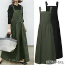 サロペットスカート ワンピース レディース 大人 ロング 春夏 オールシーズン 着回し 楽ちん マキシ丈 大きいサイズ 4XL 5XL 母の日 プレゼント