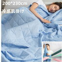 タオルケット 冷感肌掛け布団 ダブル2*2.3m 寝具 肌布団 夏 春 接触冷感 ひんやり 涼感快眠 はだがけ 薄い(3)