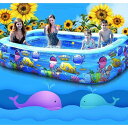 プール 家庭用 ビニールプール ファミリープール 子供用 プール 大型 水遊び 庭遊び 大きいプール 家庭用プール 子供用プール 子供 プール PVC素材 暑さ...