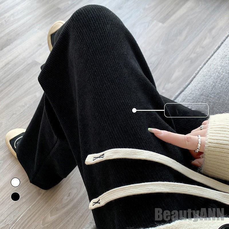 THOM WILLS 新生活 ガウチョパンツ レディース ワイドパンツ ボトムス 暖かい 裏起毛 肌触り ウエストゴム ルームウェア ゆったり 体型カバー 秋冬 プレゼント ギフト