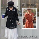 THOM WILLS ワンピース レディース 20 30 40代 春 夏 秋 新作 長袖 きれいめワンピース シフォン オシャレ 通勤 結婚式 お出かけ 大人 ...