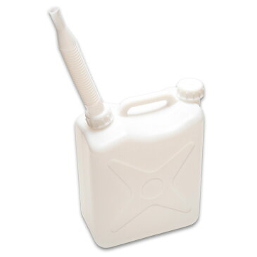 【10L ポリ缶(白)】【10個セット】【送料込み】【水缶】【レジャー】【ポリタンク】【10L】【水タンク】【ポリ缶】【ノズル付き】