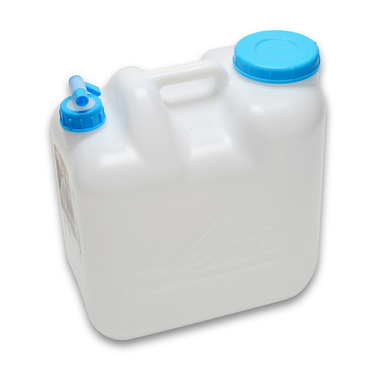 【ウォータータンク20L】【ポリ缶（白）】【コック付】【水缶】【レジャー】【ポリタンク】【20L】【ポリ缶】