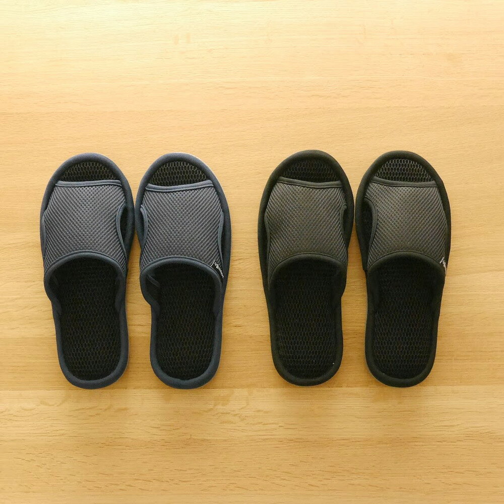 【メッシュがおすすめ】エアパスソールL メンズサイズ 男性用 室内履き カラフル 全2色(ネイビー、ブラック)おしゃれ ルームシューズ 通気性がいい 春夏用 涼...