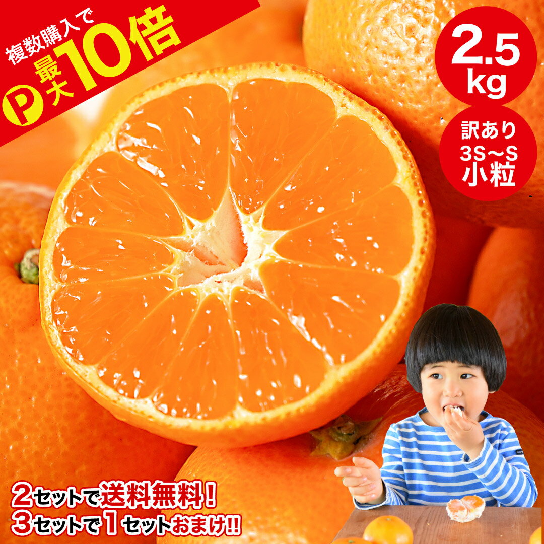 \エントリー&複数購入でポイント最大10倍!/\2箱購入で送料無料 3箱購入でおまけ増量!/2年連続楽天グルメ大賞受賞!みかん 訳あり 小玉 早生 中生 晩生 ...