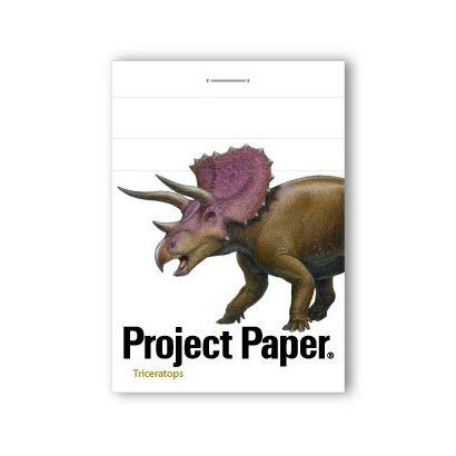 【エントリー&まとめ買いでP10倍!】オキナ【数量限定】プロジェクトステッチメモ ダイナソー (トリケラトプス PM3759)