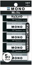 トンボ鉛筆 MONO 消しゴム モノPE01 ブラック JCC-561 5個入