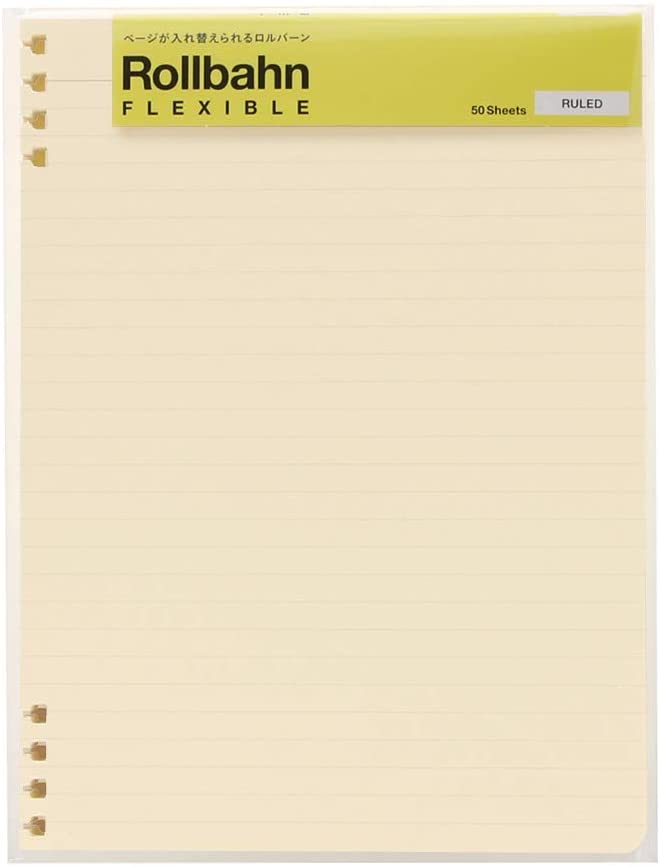 ロルバーン フレキシブル リフィル罫線A5　クリーム　500716　200