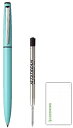 三菱鉛筆 回転式 単色ボールペン ジェットストリーム PRIME (ミントブルー) 0.5mm SXK330005 + 替芯