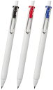 三菱鉛筆 ゲルインクボールペン uni-ball one ユニボール ワン 0.38mm 黒・赤・青 白軸 3本セット