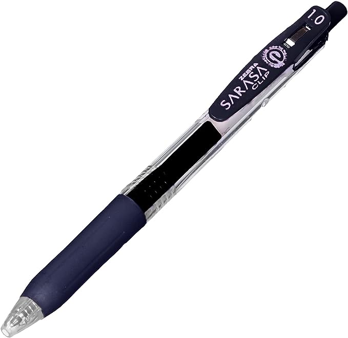ゼブラ ジェルボールペン サラサクリップ 1.0mm JJE15-FB ブルーブラック