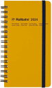 デルフォニックス 2024年 手帳 ロルバーン ダイアリー スリム (マンスリー) イエロー 140001-184