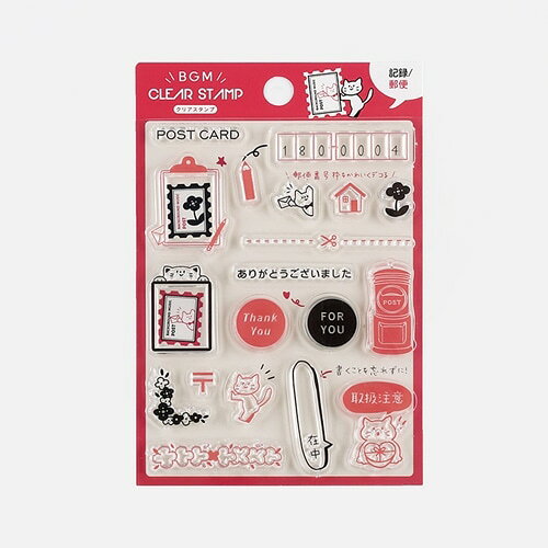 ビージーエム クリアスタンプ 記録 郵便 BT-CSK009