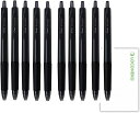 パイロット ボールペン アクロボール 黒インク 0.7mm BAB-17-BB ブラック【まとめ買い10本】+ロコネコカード
