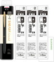 ゼブラ ジェルボールペン サラサグランド P-JJH57【本体 + 替芯3本】+ ロコネコカード (マットブラック, 0.3mm)