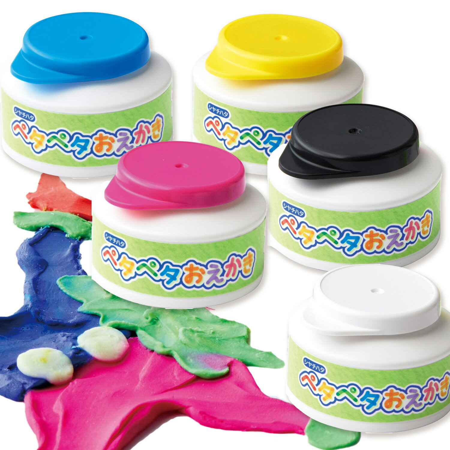 シャチハタ 絵の具 ペタペタおえかき 画材 ZPP-A50