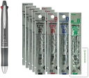 パイロットドクターグリップ4+1 0.5極細+シャープ0.5 P-BKHDF1SEF-GY グレー 本体 + 替芯