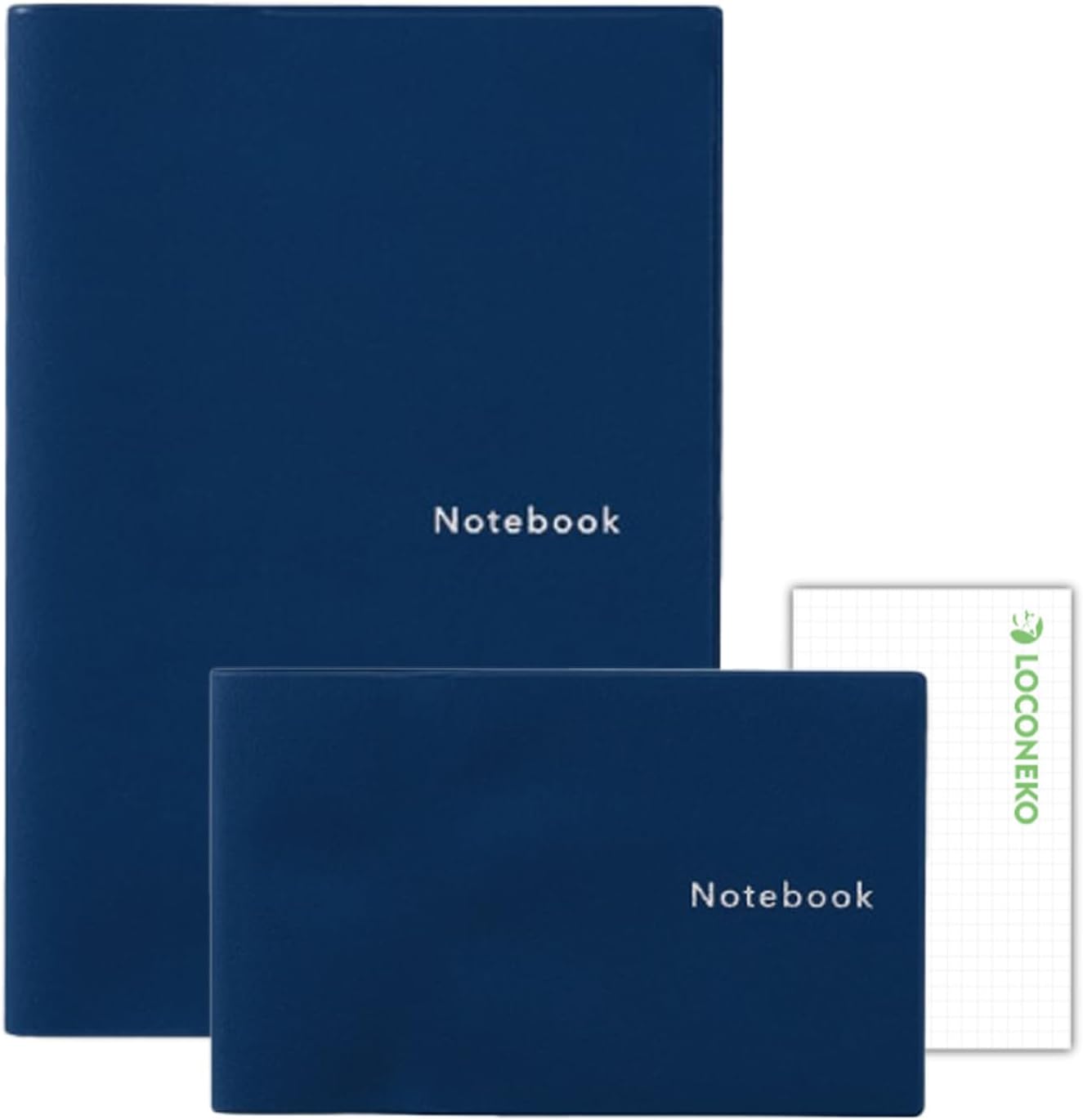 ダイゴー パスワードブック 【まとめ買い B6サイズ + 横長 】+ロコネコカード (ネイビー)