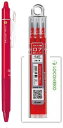 パイロット フリクションボール ノック LFBK-23【本体x1+替芯3本入りx1】+ロコネコカード (レッド 0.7mm)