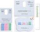 カンミ堂 ココフセン タス チャームふせん ハナ ブルーストライプ & リフィル (COLOR BS M/S) + ロコネコ試貼カード
