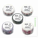 ランキング受賞!! カモ井 マスキングテープ 1P mt×松林誠【5種セット】+ ロコネコカード