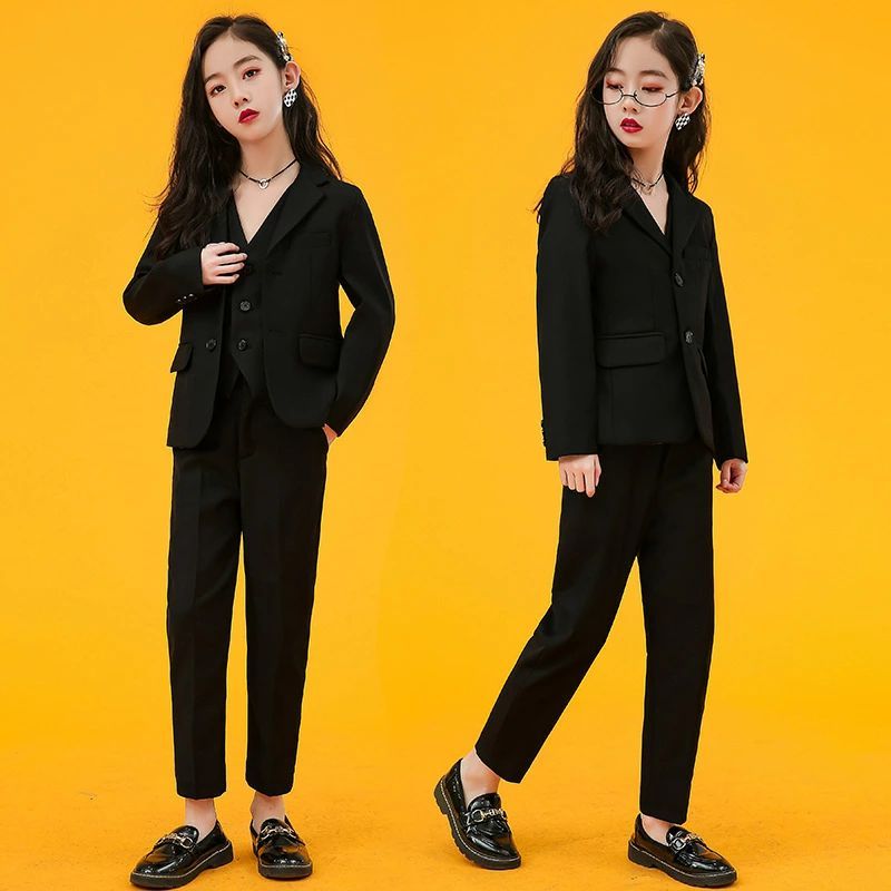 卒業式パンツスーツ女の子卒服韓国制服160小学生入学式パンツスーツピアノ発表会卒...