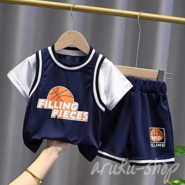 セット 子供 キッズ スポーツウェア 女の子 男の子 キッズバスケット 吸汗速乾 練...