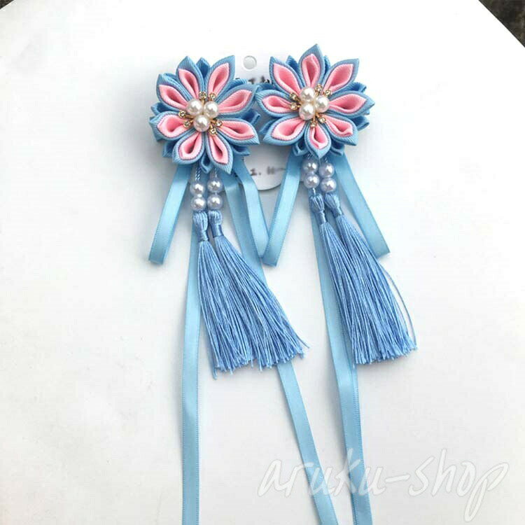 髪飾り 大人 子ども キッズ 花 成人式 着物 髪飾り ベビー 三歳 浴衣 ビラカン び...