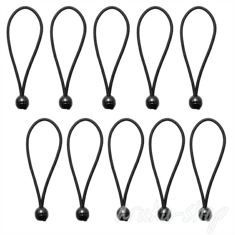 ゴムバンド 軽トラ 荷物 固定 トラック 荷台シート ボール止め ゴム バンジーコード テント タープ用 ..