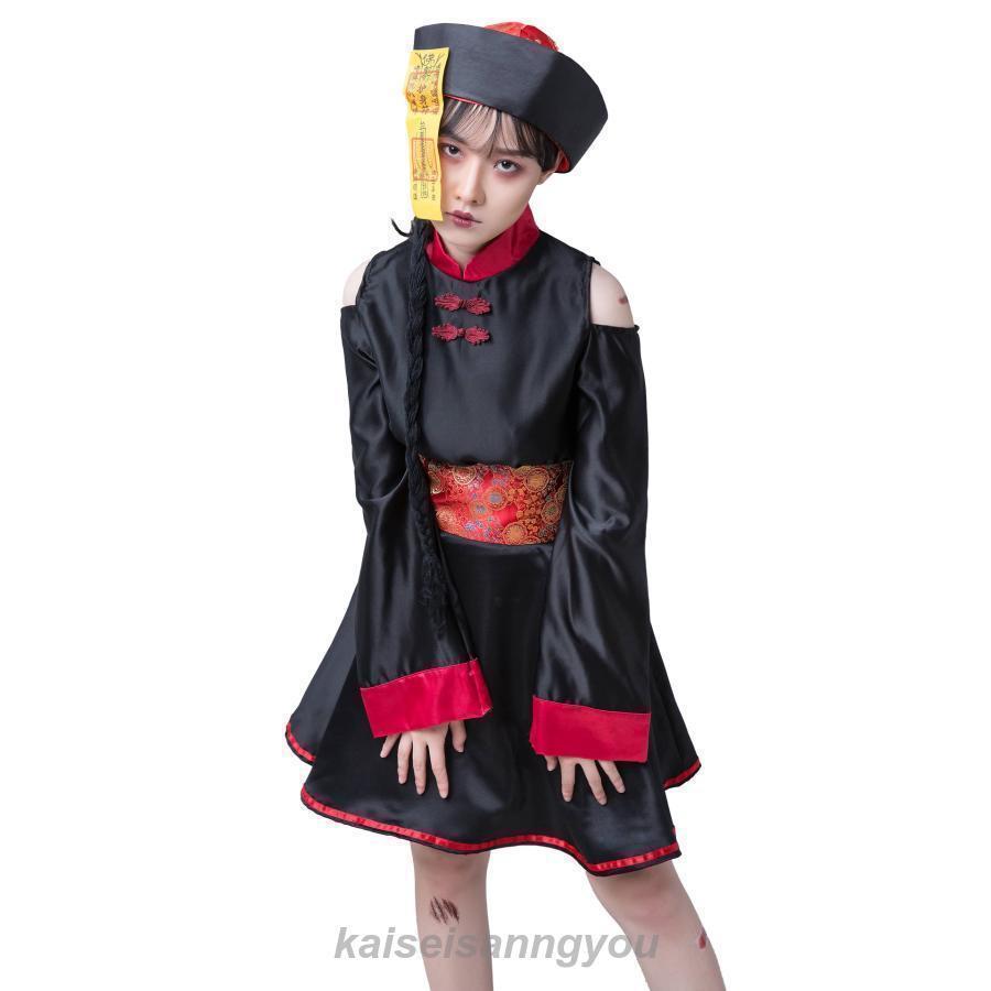 イトウショップ20のハロウィン キョンシー ゾンビ レディース 衣装 大人 女性 可愛い コスチューム ハロウィン仮装 コスチューム おもしろい｜アングル2