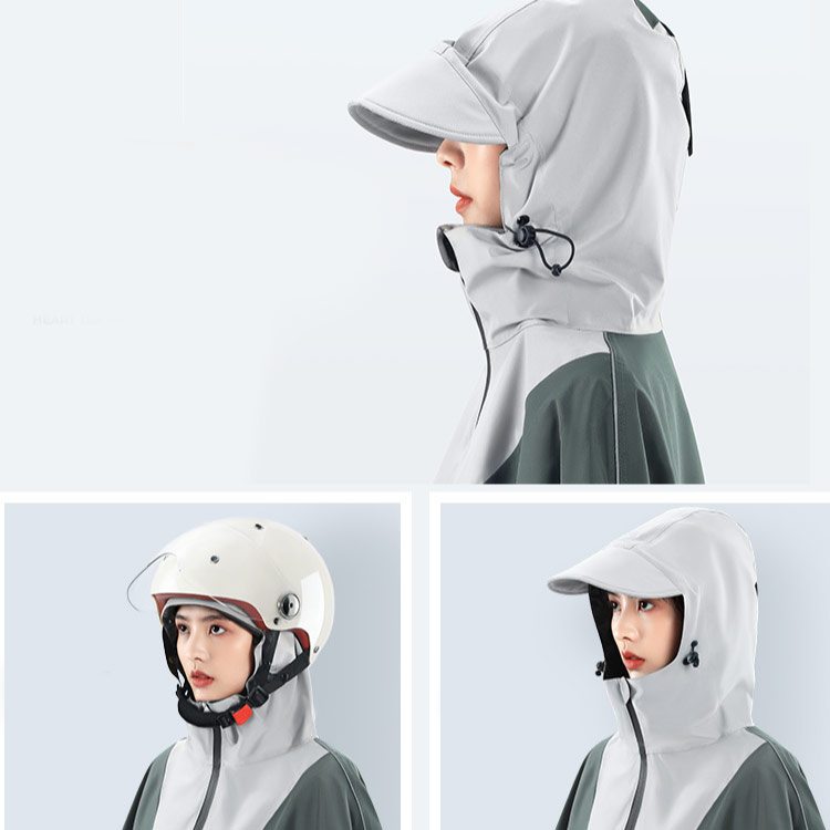 レインポンチョ 完全防水 レディース レインコート 自転車 リュック対応 軽量 可愛い 濡れない 男女兼用 軽い 通学 通勤 雨具 防水 速乾 レインウェア カッパ フード付き アウトドア 梅雨対策 視界クリア 防災 3XL 4XL ito0101-10014470 イトウショップ20 サンプル画像3