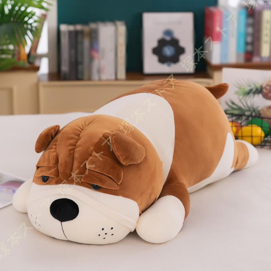 ぬいぐるみ 大きなサイズの新しいかわいい動物カワイイパグ犬のぬいぐるみおもちゃ眠り枕子供誕生日プレゼント子供ガールクリスマス ワンちゃん ぬいぐるみ