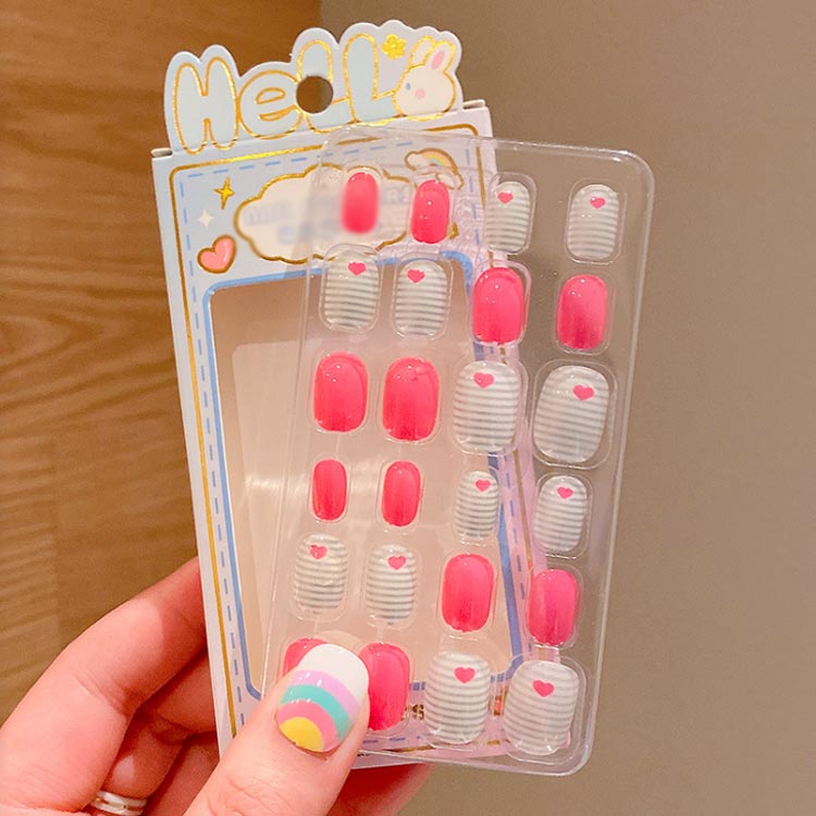 女の子 ネイルチップセット キッズ用 ネイルチップ キッズ 可愛い つけ爪 子供 キ...