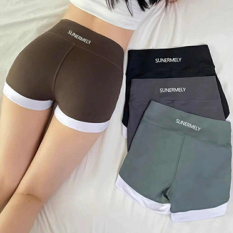 ヨガ ウェア レディース パンツ レギンス ハイウエスト 体型カバー ショートパンツ ストレッチ 速乾 吸水 スパッツ 薄手 シンプル 無地 2枚セット