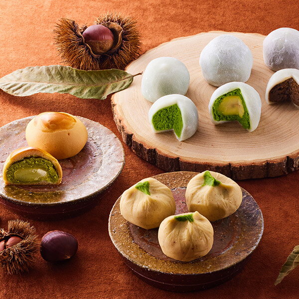 敬老の日 プレゼント ギフト 2024 宇治抹茶スイーツ詰合せ 秋みのり 三選§土産 秋 洋菓子 お ...