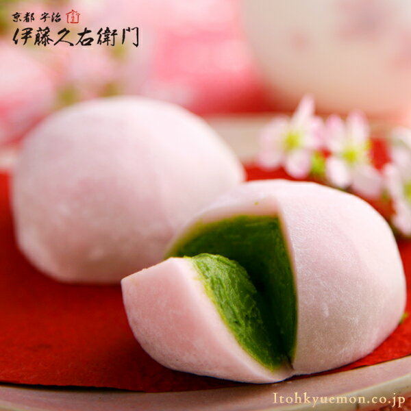 あす楽 春限定 さくら 抹茶だいふく 抹茶大福 6個 箱入り 桜スイーツ § ギフト 義理返し 職場 お返し 母の日 お返し バレンタイン プチギフト 抹茶スイーツ 和菓子 お菓子 ギフト プレゼント 内祝い 退職 お礼 老舗 伊藤久右衛門 母の日 中学生 桜 スイーツ