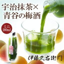プレゼント 2025 人気 お茶 抹茶 スイーツ 【3980円以上で送料無料対象】宇治抹茶×青谷の梅酒【夜半のみどり】200ml§抹茶スイーツ お菓子 宇治茶 お取り寄せ 抹茶リキュール 内祝い ギフト