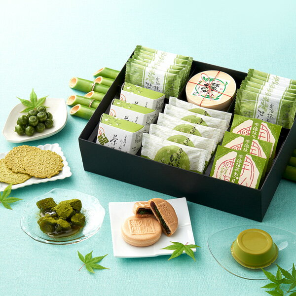 お返し 御中元 お中元 プレゼント 2024 人気 和菓子お茶 送料無料 宇治煎茶「清風」・宇治玉露「宇治のしらべ」セット 高級 セット お菓子 内祝い お土産 せんべい スイーツ 伊藤久右衛門 煎餅 わらび餅 ギフト お盆 お供え 粗供養 香典返し 御供 帰省みやげのサムネイル