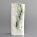 糸魚川ヒスイ印鑑 24ミリ 翡翠 印鑑 高級印鑑 会社印 会社印鑑 法人印 法人印鑑 落款印 雅号印 糸魚川産 手彫り印鑑 天然石 パワーストーン 印鑑ケース付...